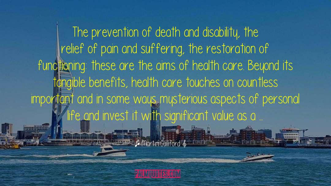 Prevention quotes by Martin Gulliford