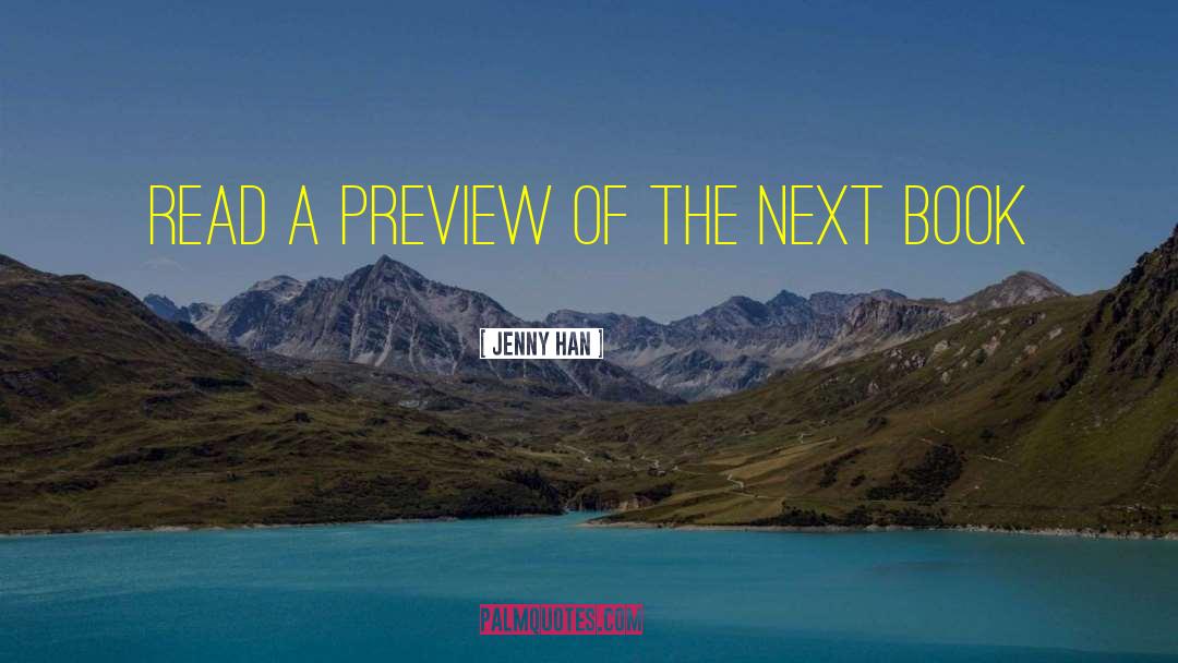 Preview quotes by Jenny Han