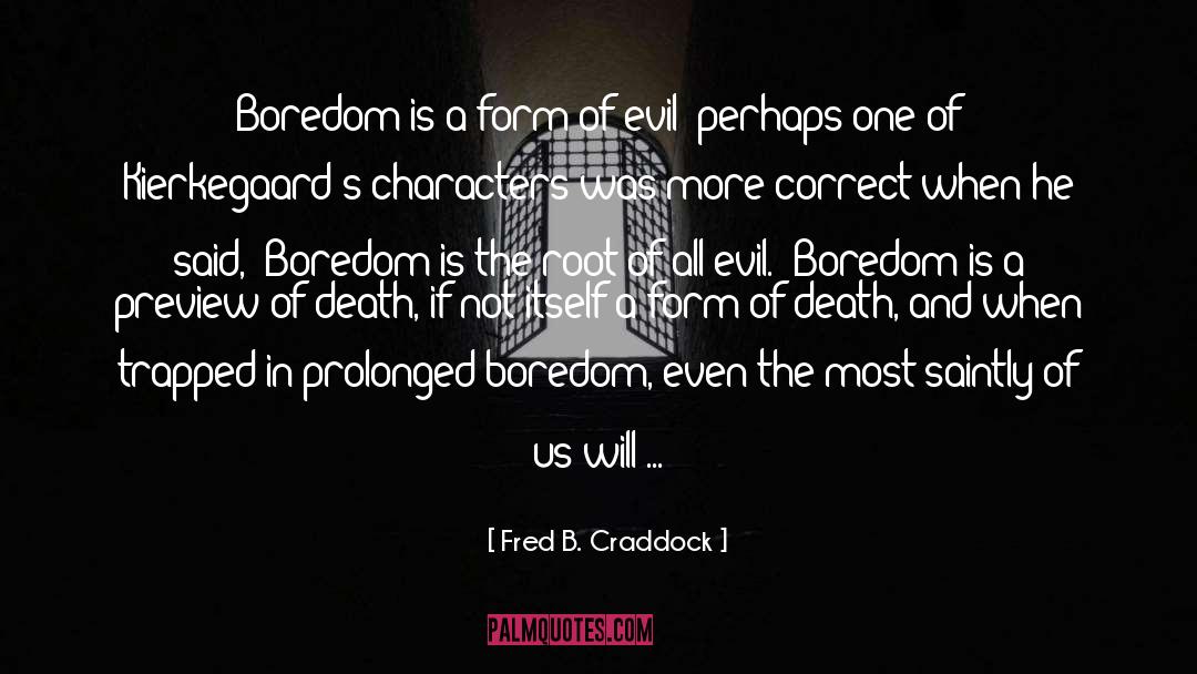 Preview quotes by Fred B. Craddock