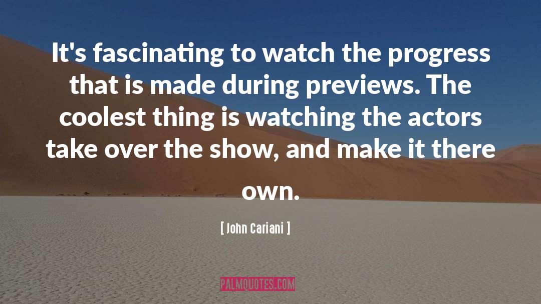 Preview quotes by John Cariani