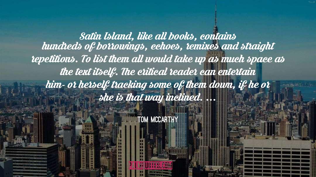 Previewing The Text quotes by Tom McCarthy