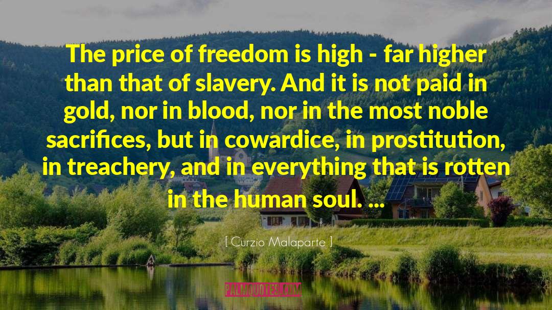 Price Of Freedom quotes by Curzio Malaparte