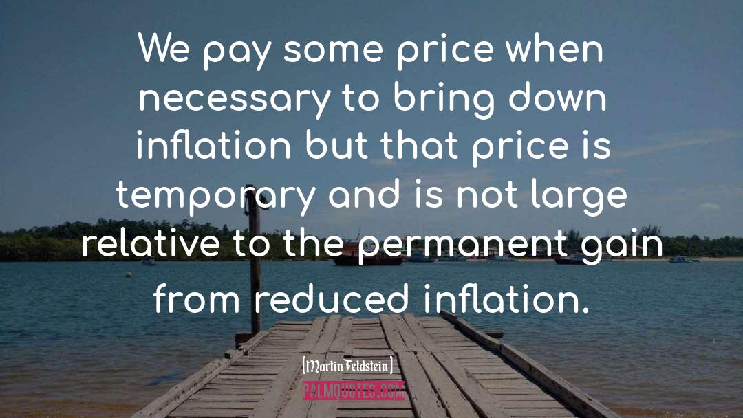 Price quotes by Martin Feldstein