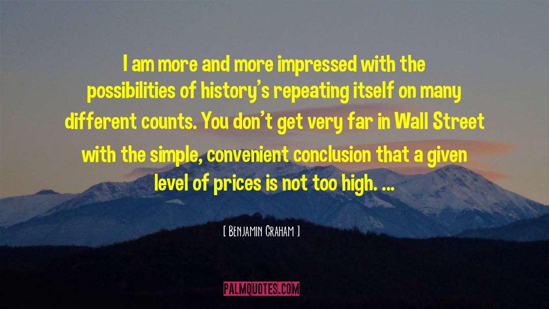 Prices quotes by Benjamin Graham