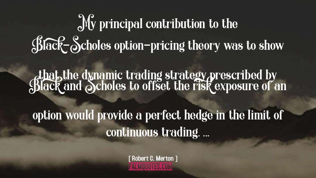 Pricing quotes by Robert C. Merton