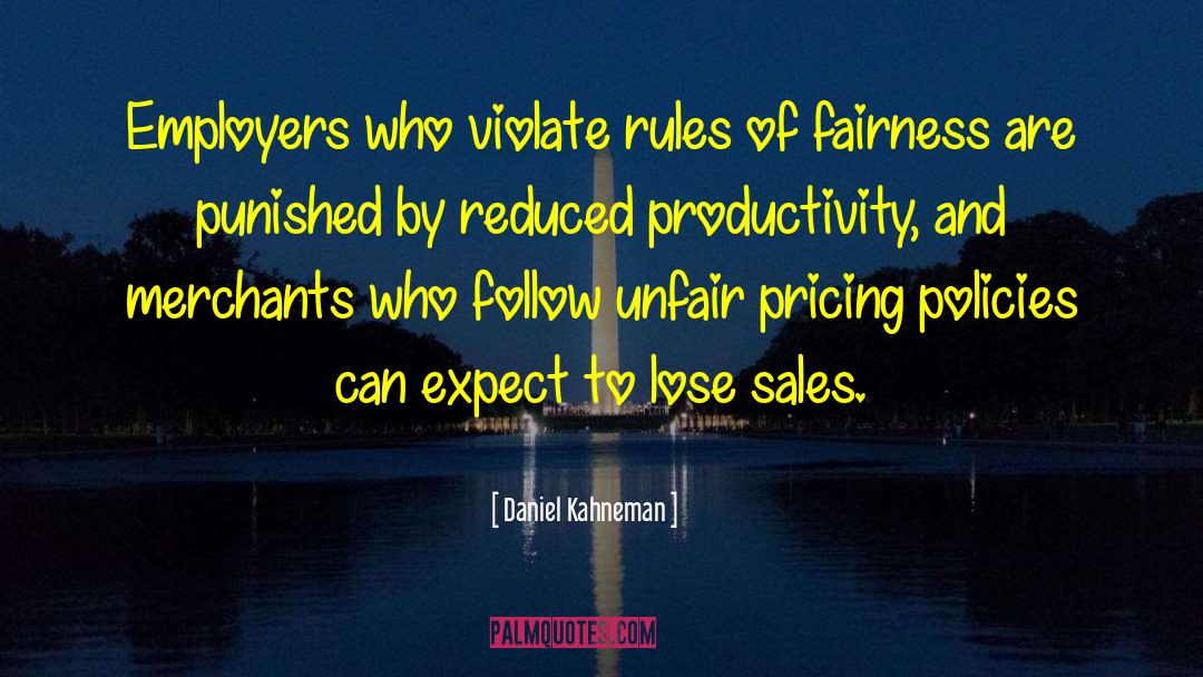 Pricing quotes by Daniel Kahneman