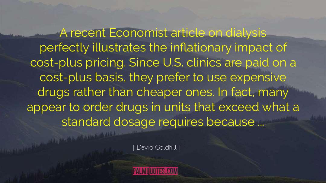 Pricing quotes by David Goldhill