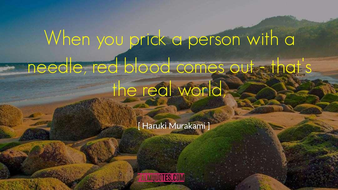Prick quotes by Haruki Murakami