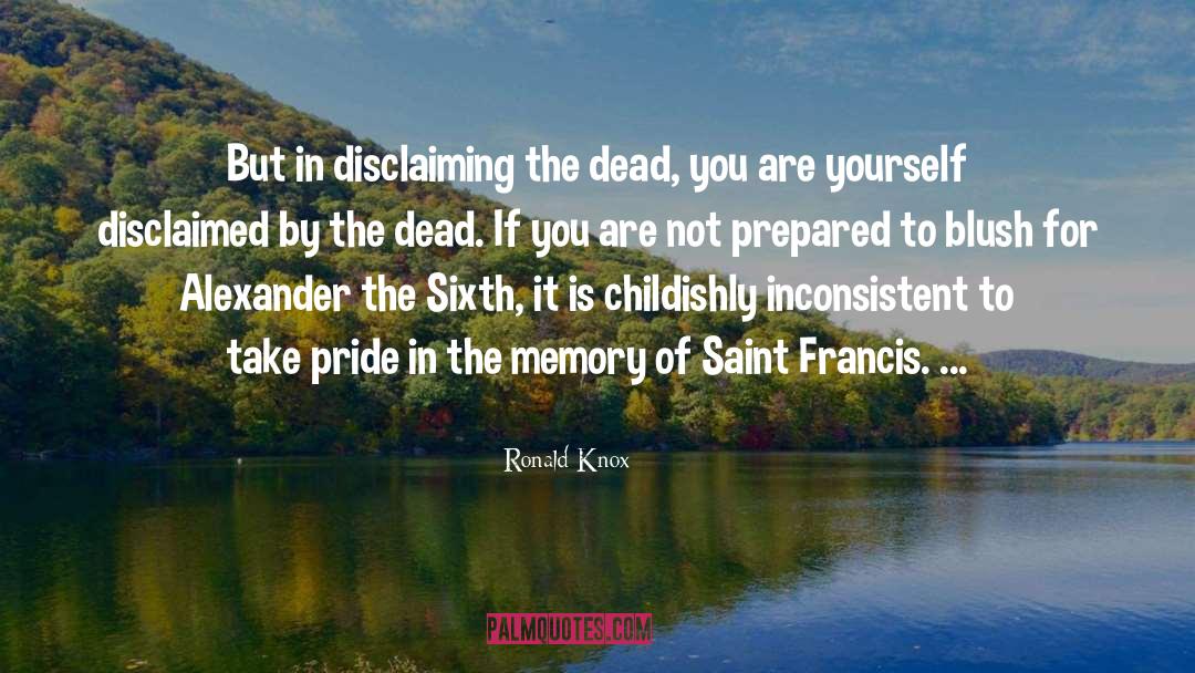 Pride Mates quotes by Ronald Knox