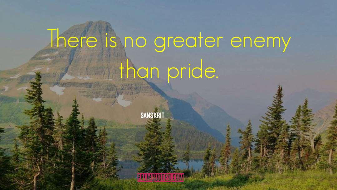 Pride Trap quotes by Sanskrit