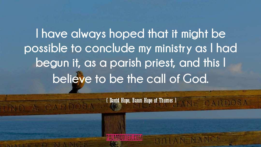 Priest quotes by David Hope, Baron Hope Of Thornes