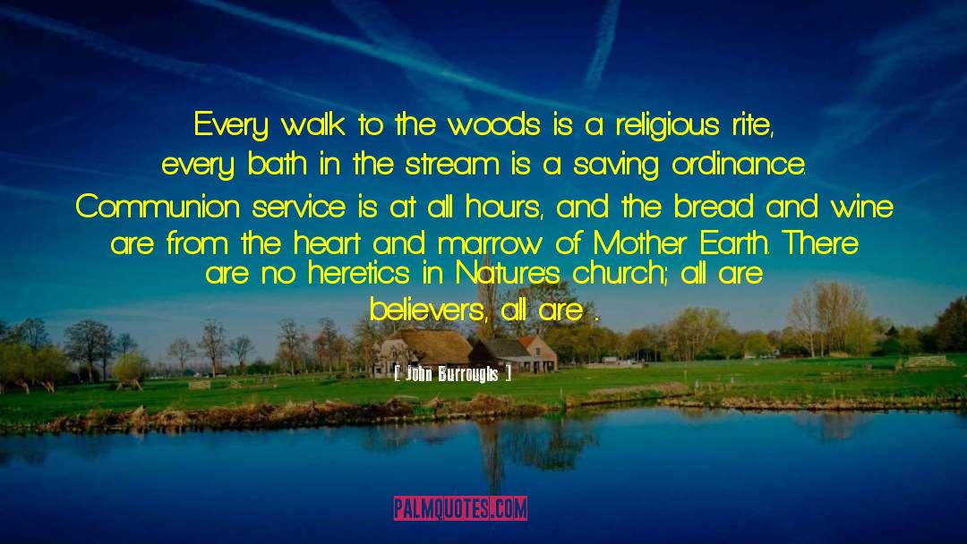 Priesthood Of All Believers quotes by John Burroughs