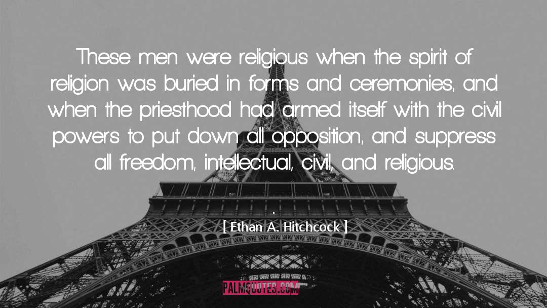 Priesthood quotes by Ethan A. Hitchcock