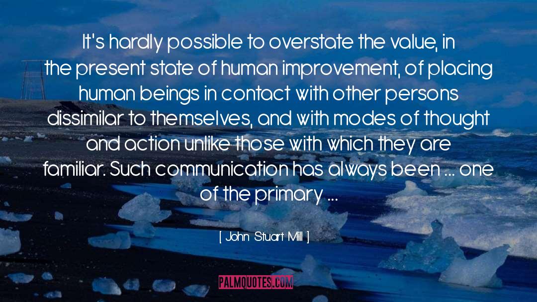 Primaries quotes by John Stuart Mill