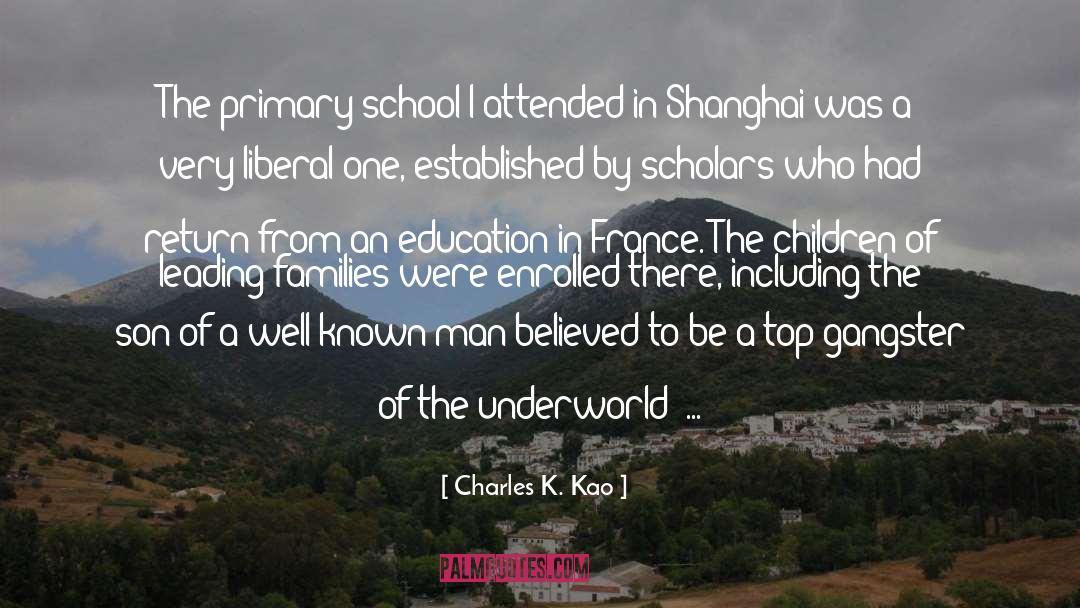 Primary School quotes by Charles K. Kao