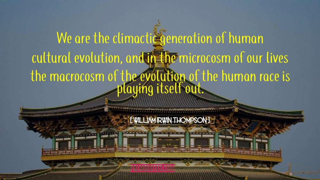 Primates Evolution quotes by William Irwin Thompson