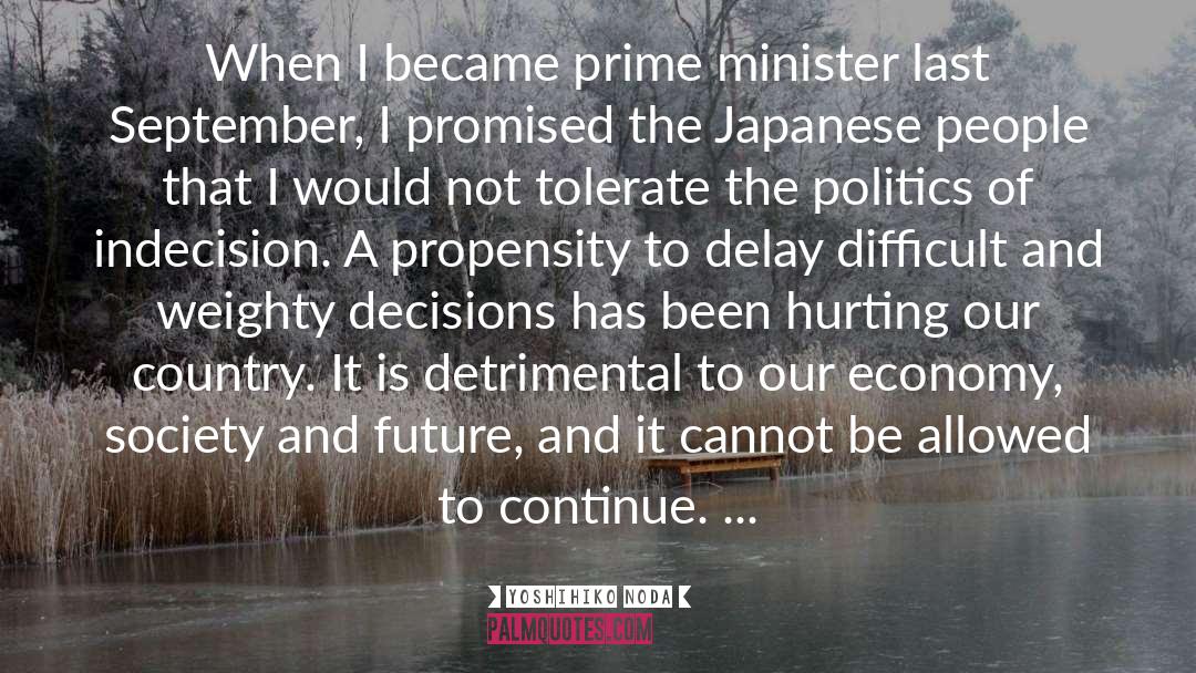 Prime Minister Of The Uk quotes by Yoshihiko Noda