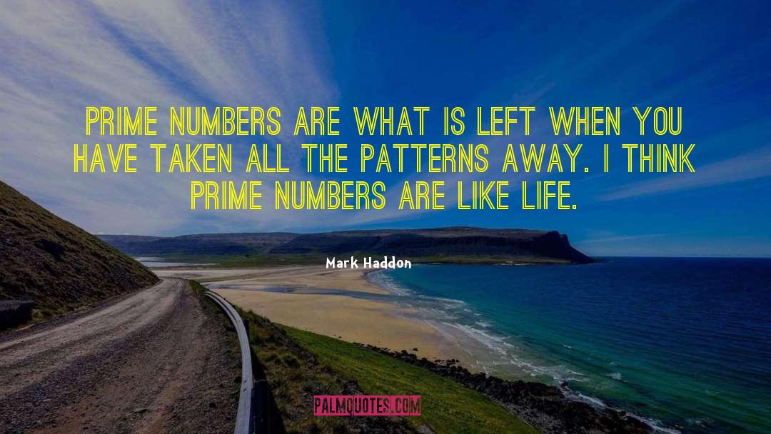 Prime Numbers quotes by Mark Haddon
