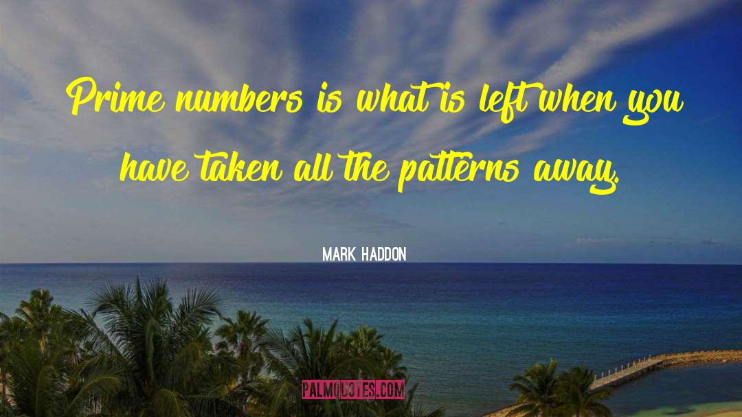 Prime Numbers quotes by Mark Haddon