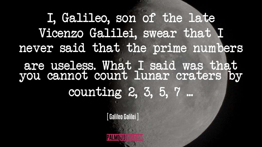 Prime Numbers quotes by Galileo Galilei