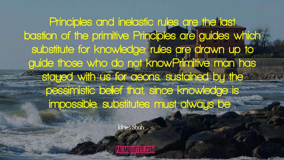 Primitive Man quotes by Idries Shah