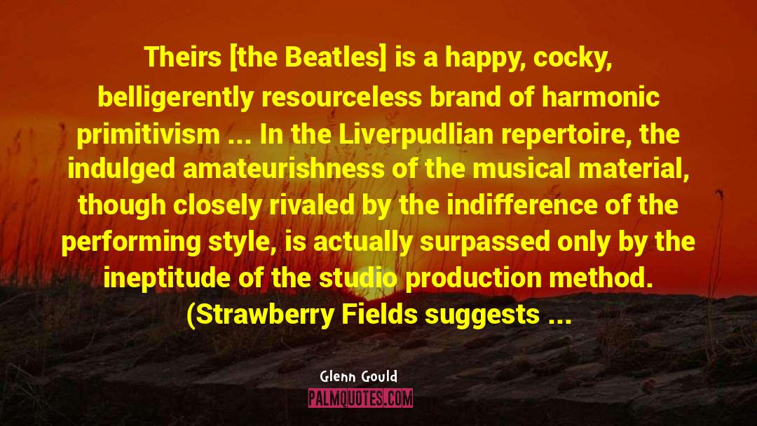 Primitivism quotes by Glenn Gould