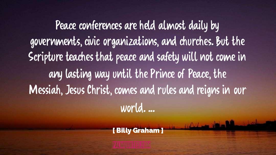 Prince Of Peace quotes by Billy Graham