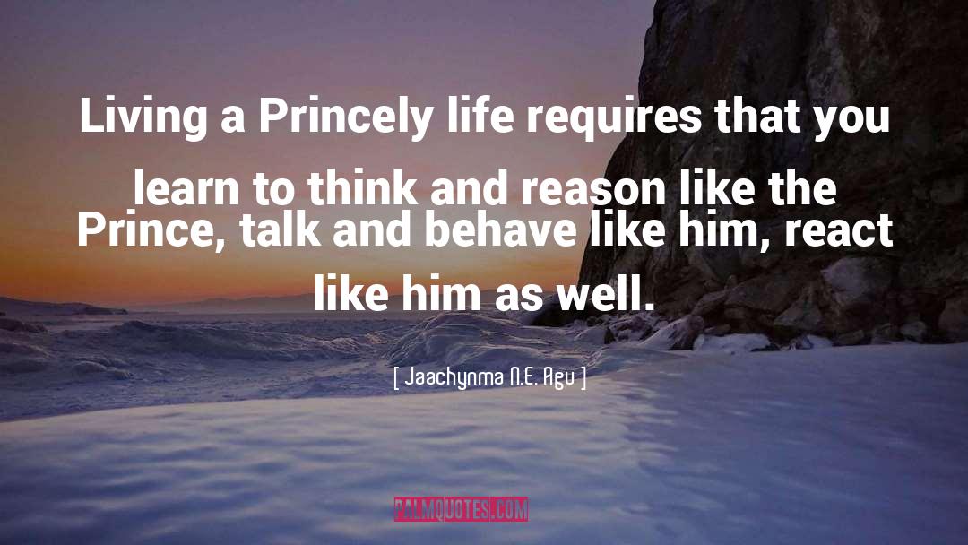 Prince quotes by Jaachynma N.E. Agu