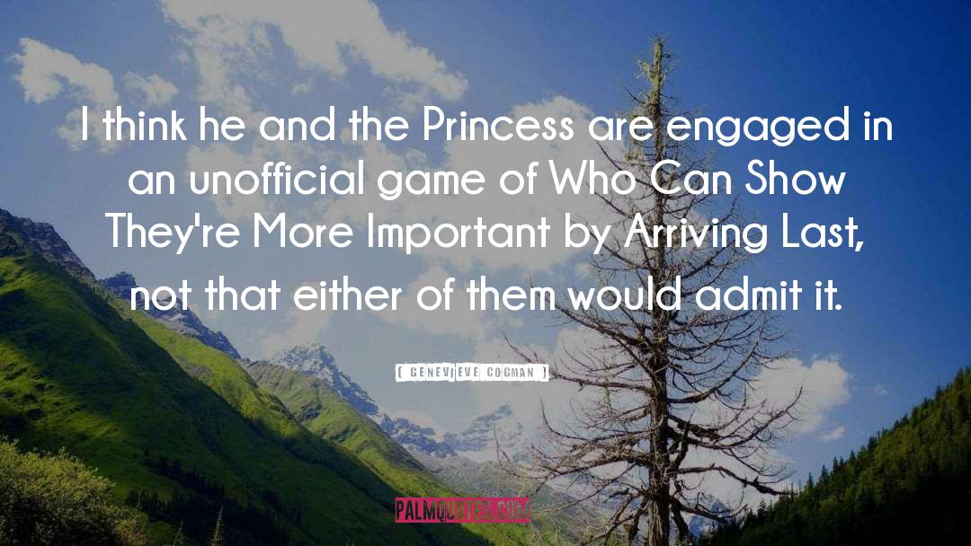 Princess Brides quotes by Genevieve Cogman