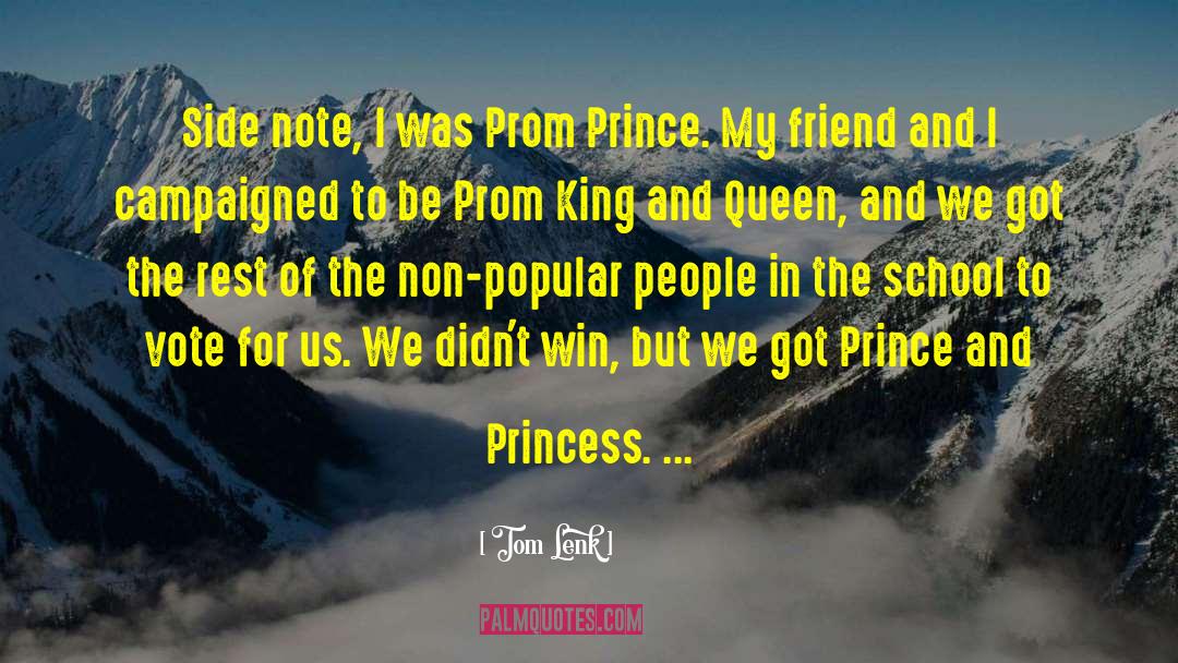 Princess For Hire quotes by Tom Lenk