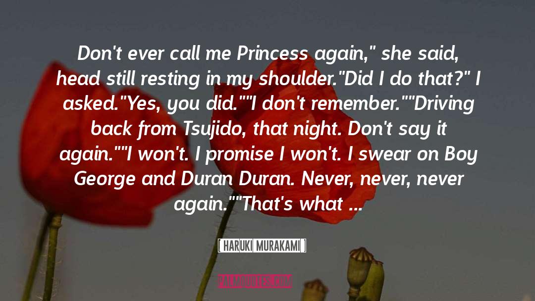 Princess quotes by Haruki Murakami