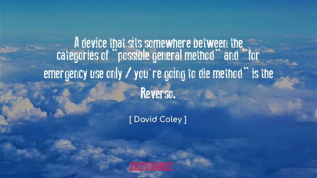 Princeton Method quotes by David Coley