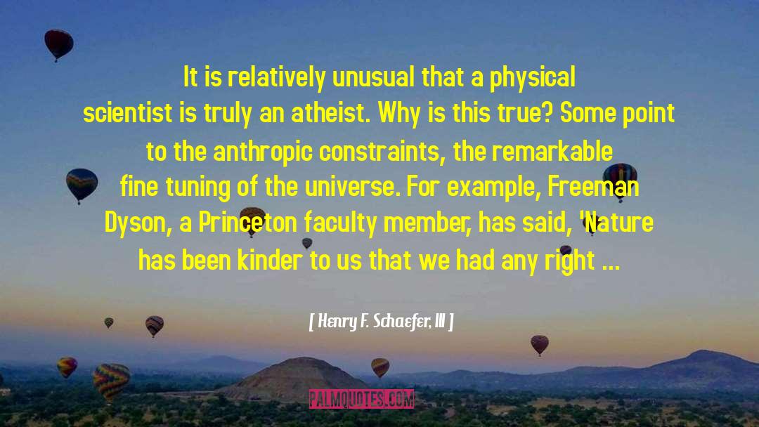 Princeton quotes by Henry F. Schaefer, III