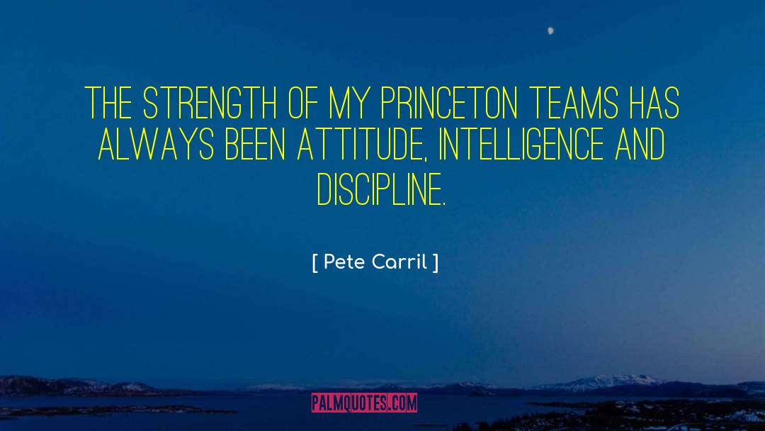 Princeton quotes by Pete Carril