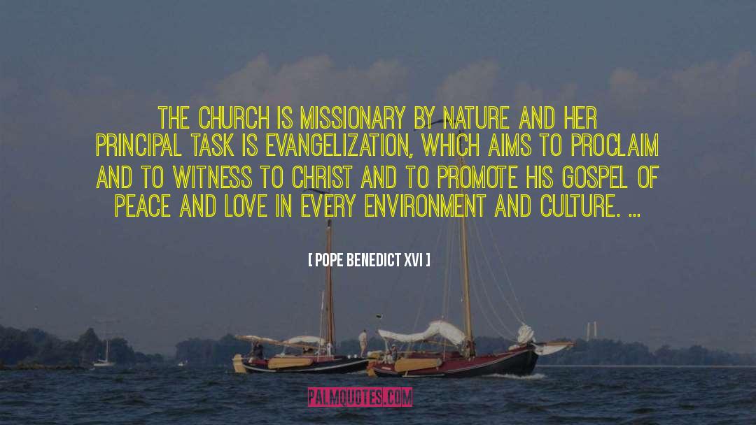 Principal quotes by Pope Benedict XVI