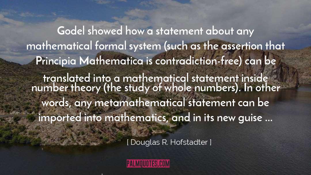 Principia quotes by Douglas R. Hofstadter