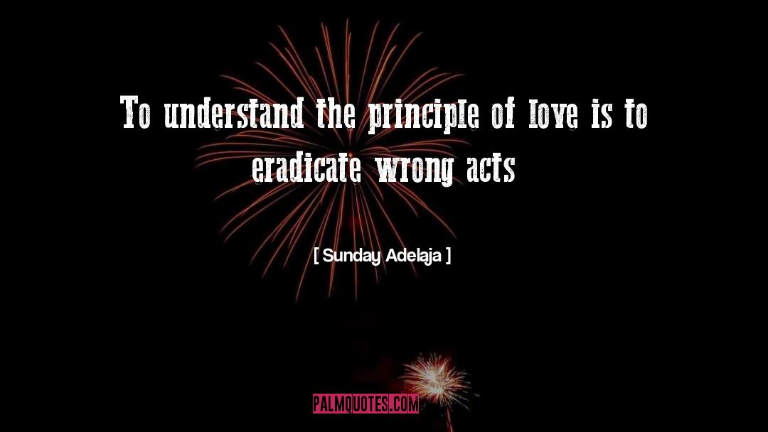 Principle Of Love quotes by Sunday Adelaja