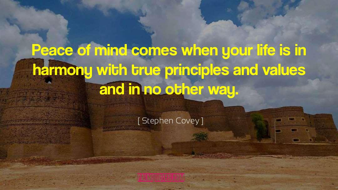 Principles And Values quotes by Stephen Covey