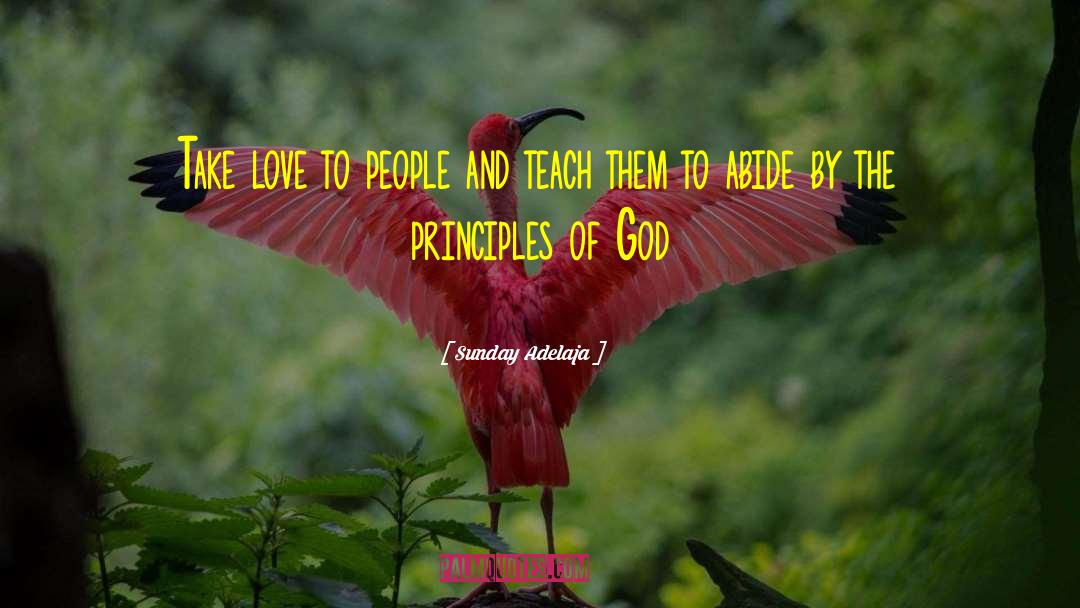 Principles Of God quotes by Sunday Adelaja