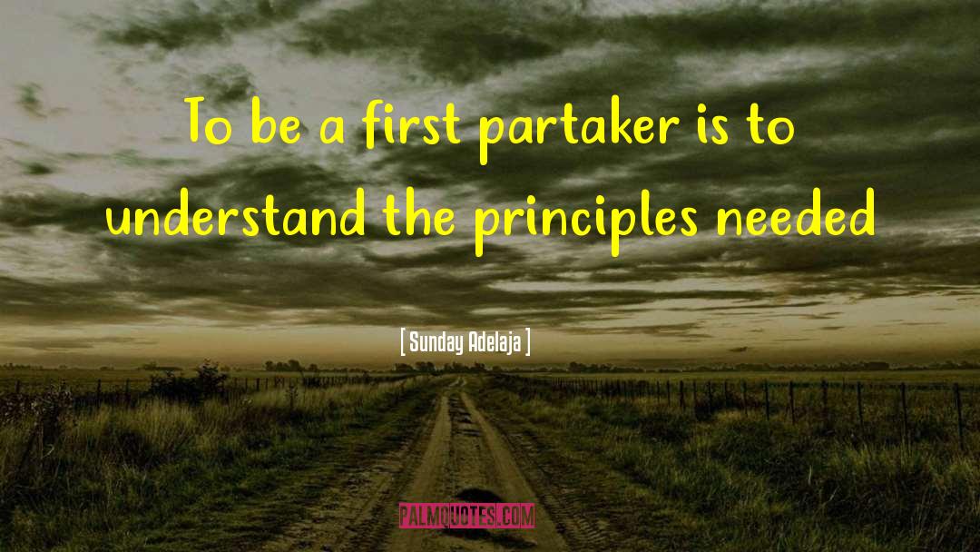 Principles Of Life quotes by Sunday Adelaja