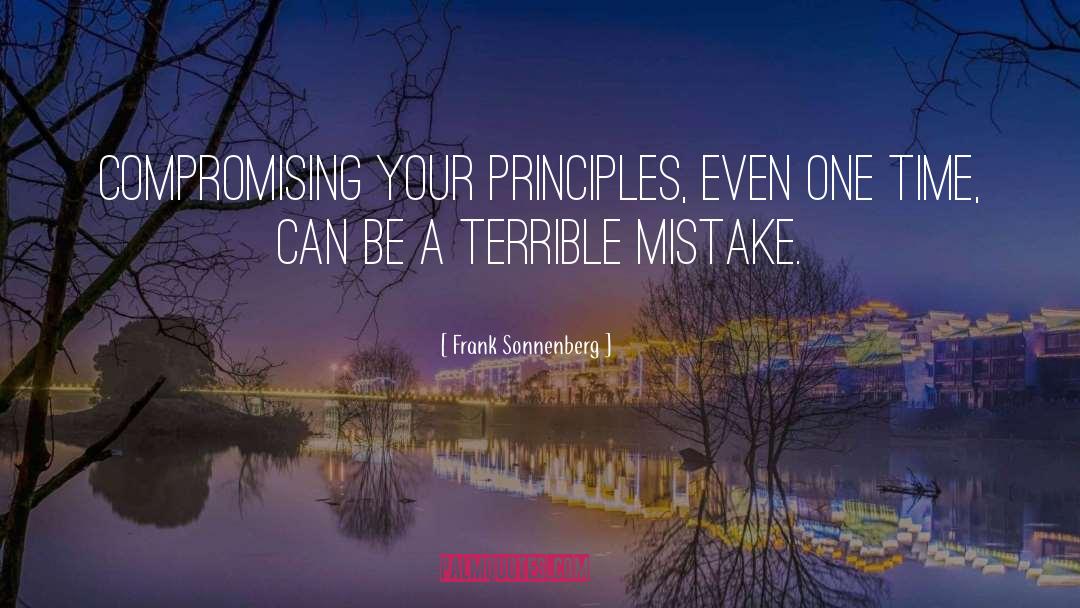 Principles To Live By quotes by Frank Sonnenberg