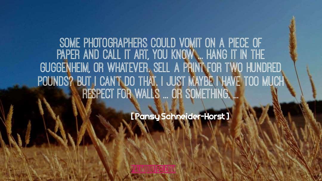 Print quotes by Pansy Schneider-Horst