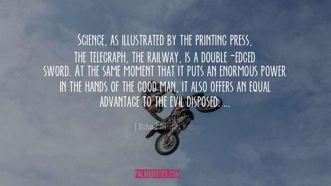 Printing Press quotes by Richard Jefferies
