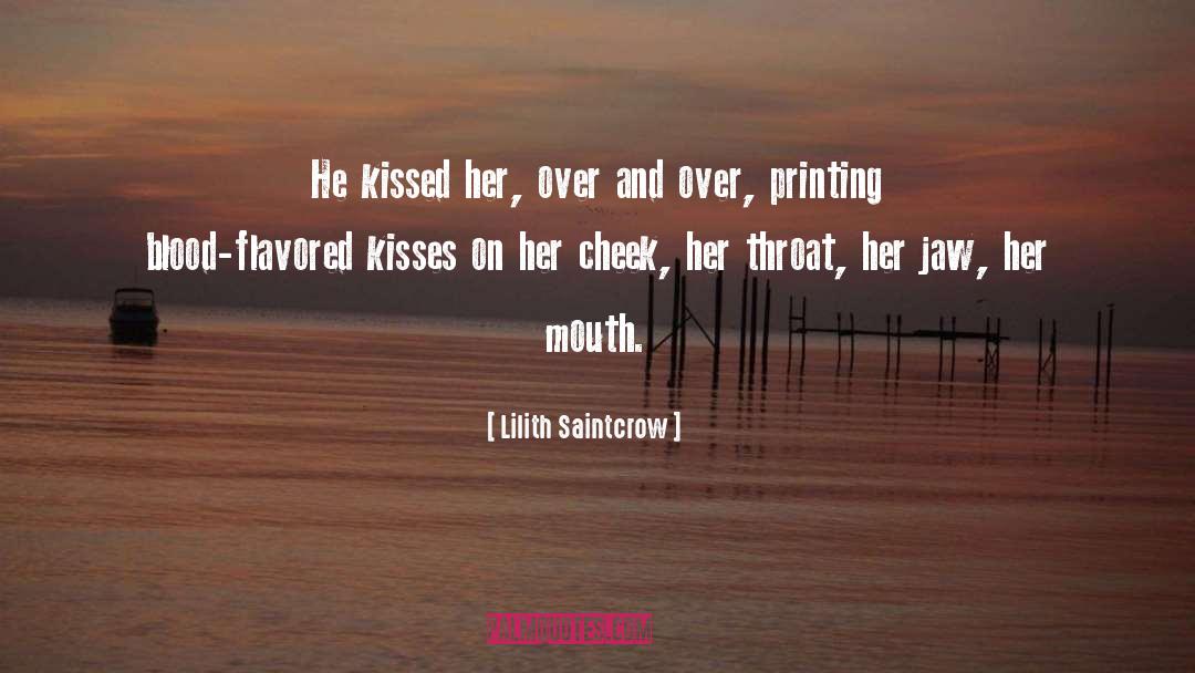 Printing quotes by Lilith Saintcrow