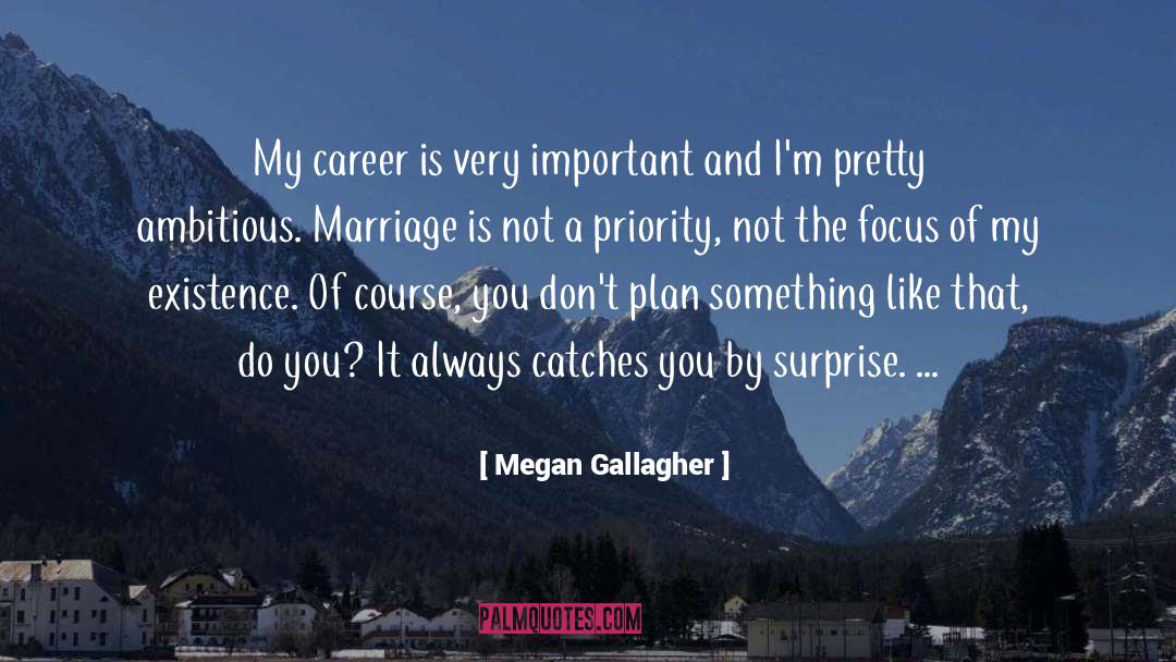 Priorities quotes by Megan Gallagher