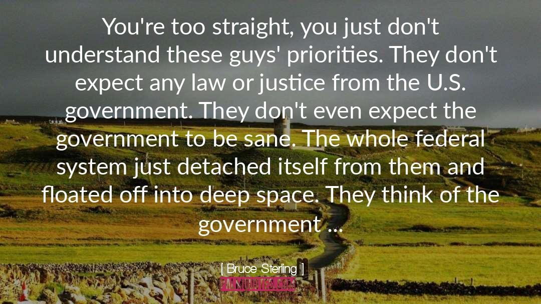 Priorities quotes by Bruce Sterling
