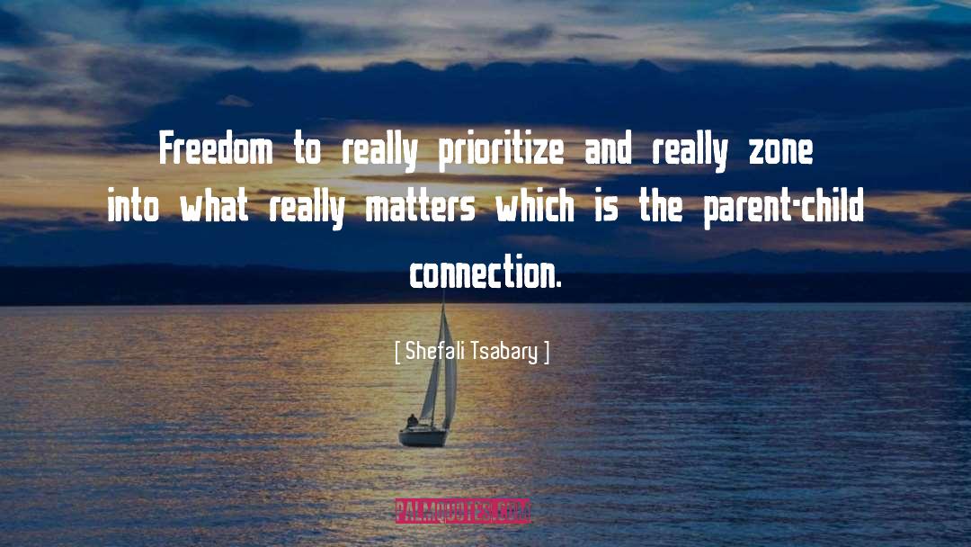 Prioritize quotes by Shefali Tsabary