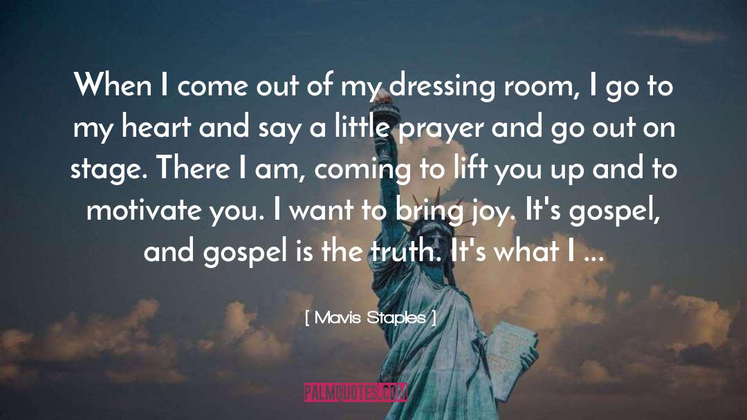 Priority Of Prayer quotes by Mavis Staples