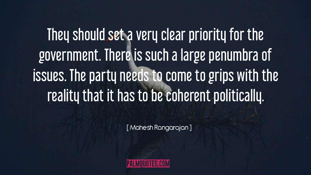 Priority quotes by Mahesh Rangarajan