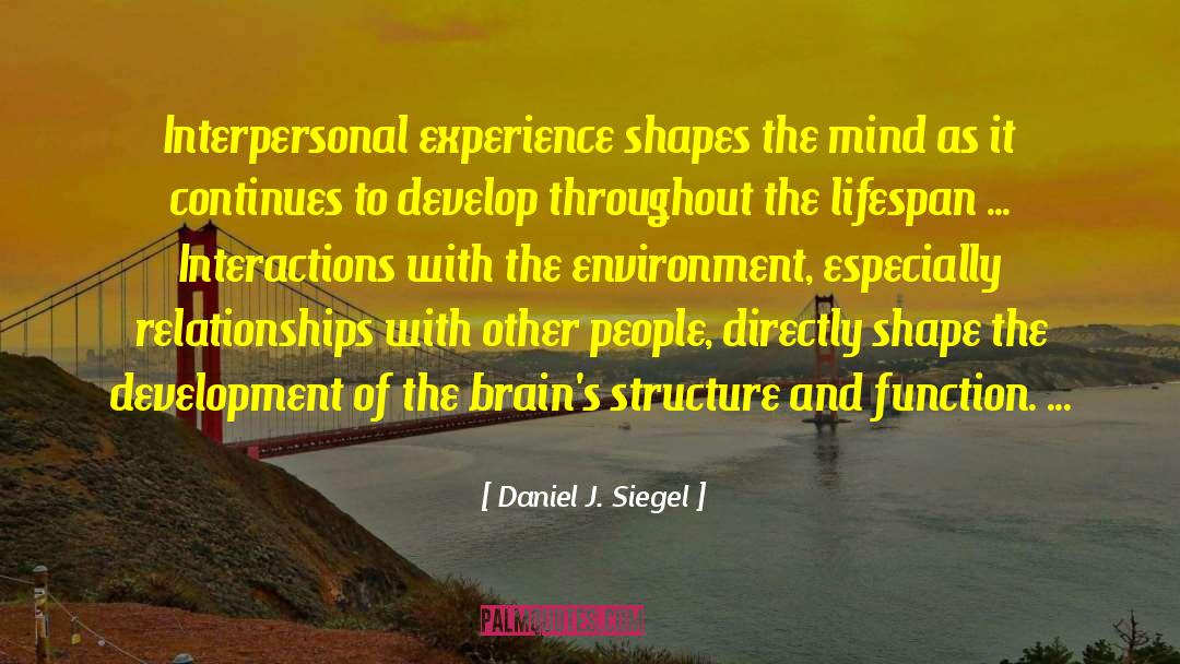 Prism Of Experience quotes by Daniel J. Siegel